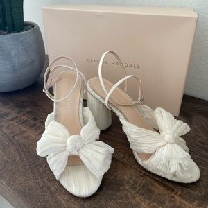Loeffler Randall Camellia Bow High Heel Sandals
